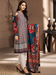 Ajrak Era Suit (Khaddar)