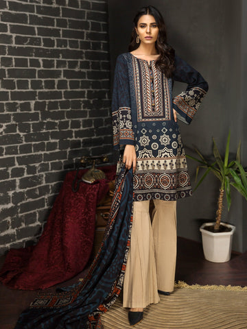 Embroidered Lawn Suit