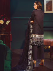 Ajrak Melange Suit (Khaddar)